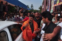 Balakrishna Watches Lion Movie at Bramaramba Theatre